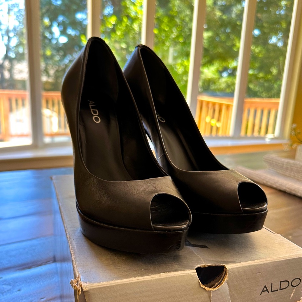 Also Peep Toe Heels